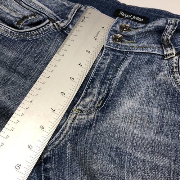 LIKE NEW VINTAGE ILLEGAL DENIM CAPRIS 11/31x16 ⭐ - Picture 6 of 7